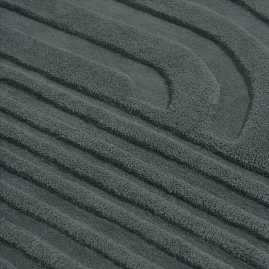 Muuto Relevo Rug 200 x 300 Dark Green teppe Mørke Grønn