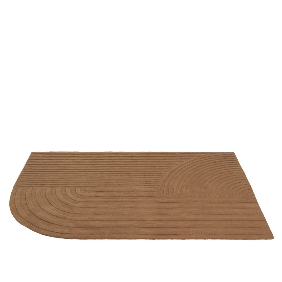 Muuto Relevo Rug 200 x 300 Burnt Orange teppe Brent Oransje