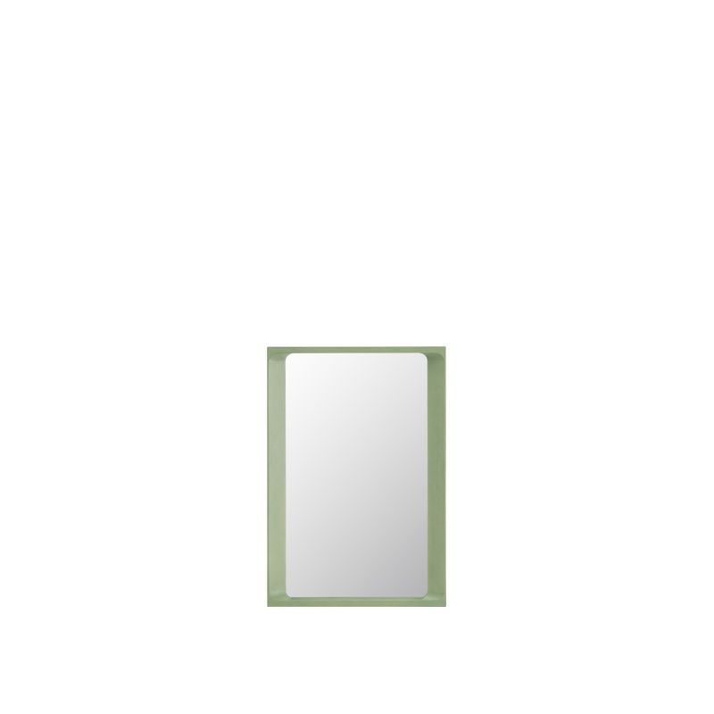 Muuto Arced Mirror Large 80 cm x 55 cm, Light Green Speil Grønn