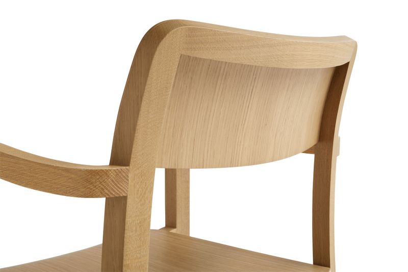 Hay Pastis Armchair Water-based lacquered solid oak Eik Stol spisestol