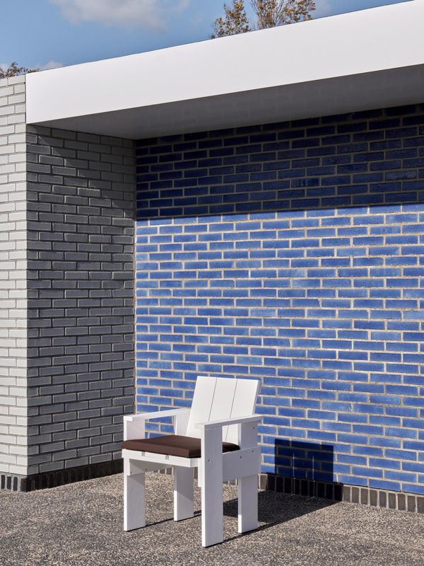 HAY Crate Dining Chair WB lacquered White Pinewood, Hvit Furu