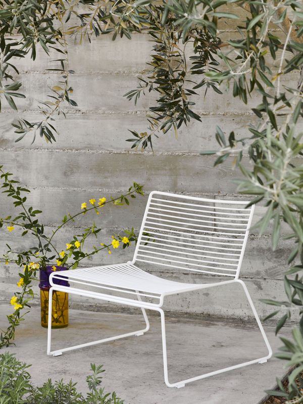 HAY Hee Lounge Chair White Stol