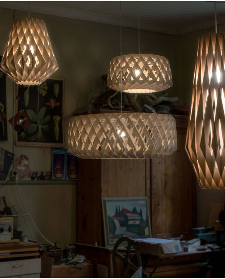 Pilke Signature 80 pendant Lamp Birch, Bjørk Taklampe Pendel