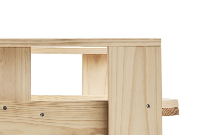 HAY Crate Dining Chair WB lacquered Pinewood, Furu Utestol