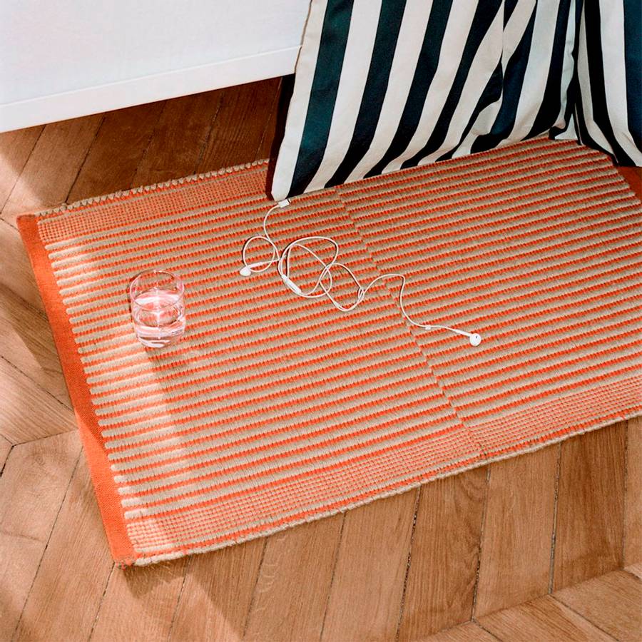 HAY Tapis Mat 60 x 95, Red matte, teppe Rød