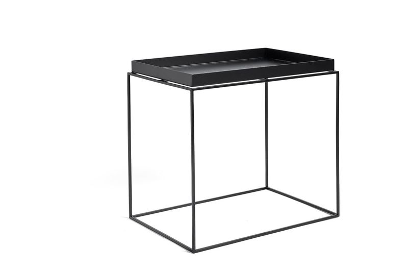 HAY TRAY Table 40 x 60 Large Black, Svart