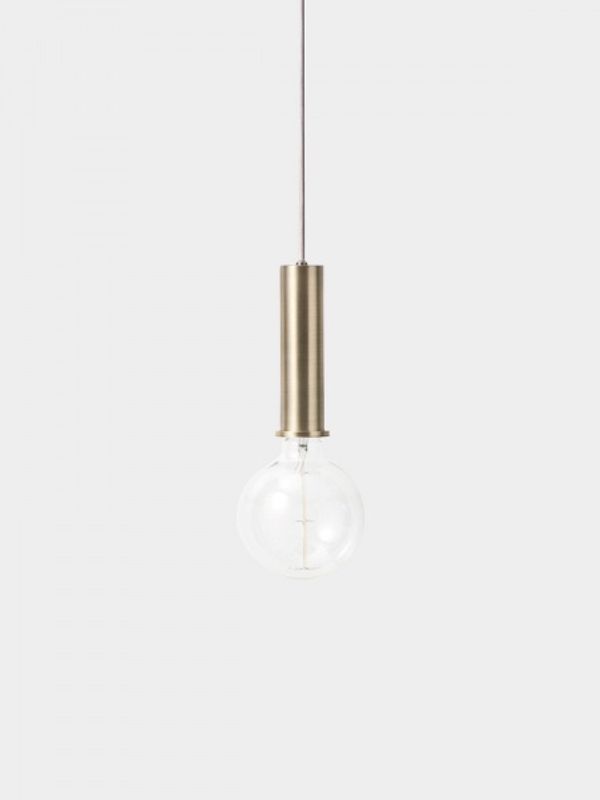 Ferm Living High Brass Socket Pendant