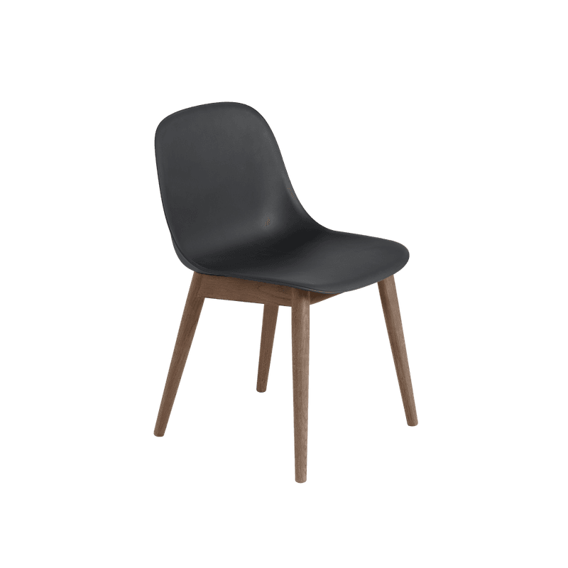 Muuto  Fiber Side Chair Wood Base Spisestol Stol