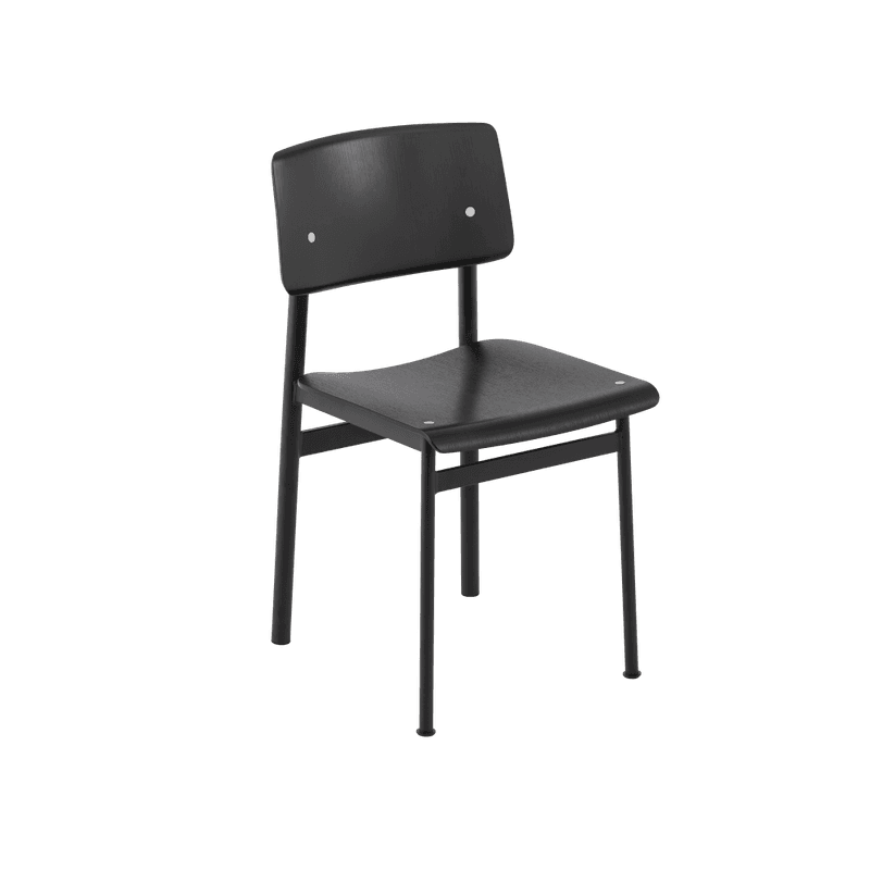Muuto Loft Chair Oak, Spisestol Eik Stol med stålben