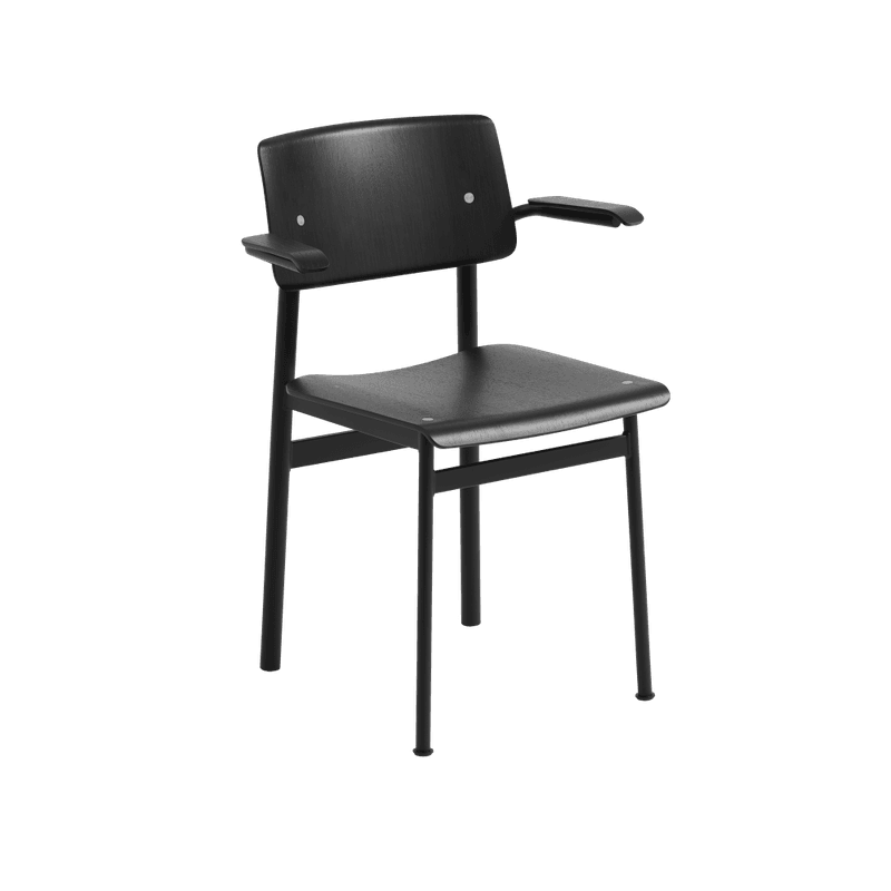 Muuto Loft Chair With Armrest Oak, Spisestol med Armlener Eik