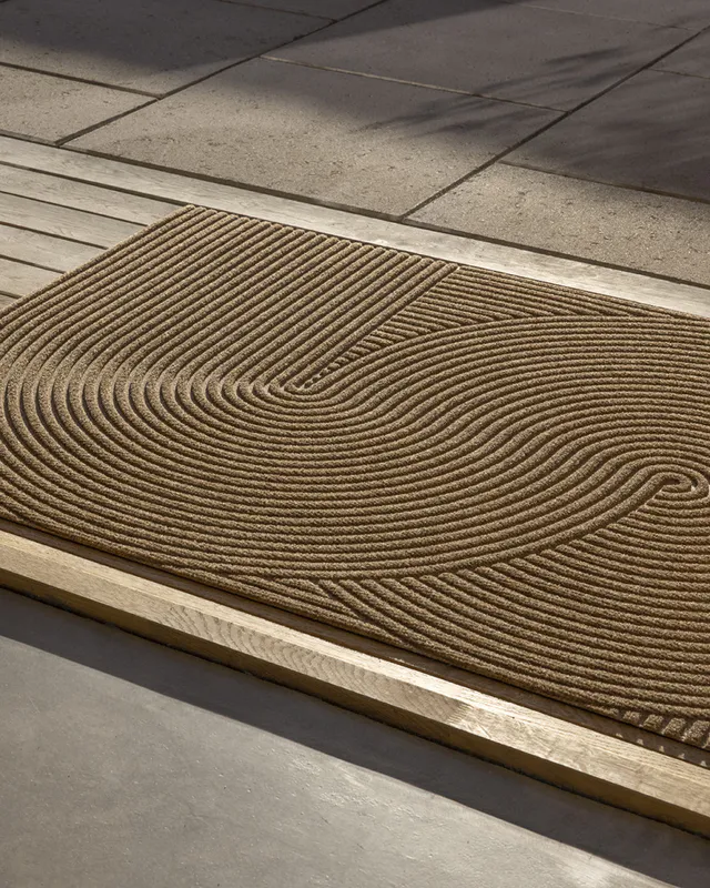 HEYMAT+  60 x 90 cm Sand Outdoor Door Mat Utendørs dørmatte