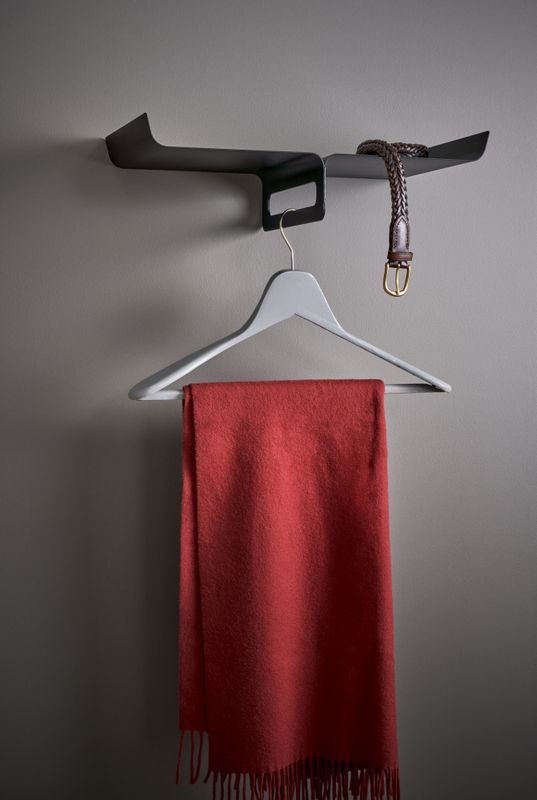 Maze Kite Hat Rack Hanger Black, Svart hattehylle